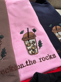 تیشرت کراپ باکسی Coffee