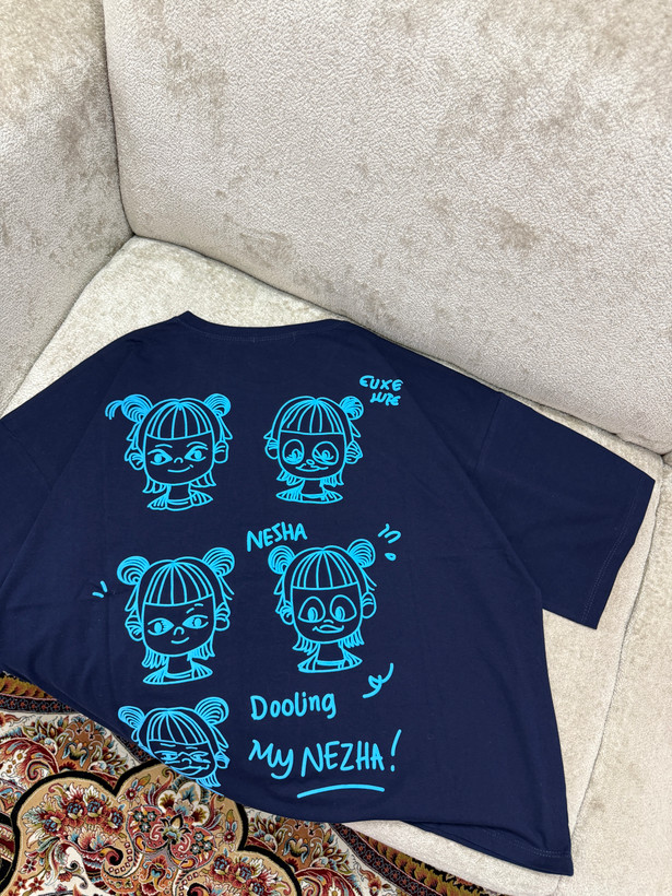تیشرت باکسی طرح Nezha